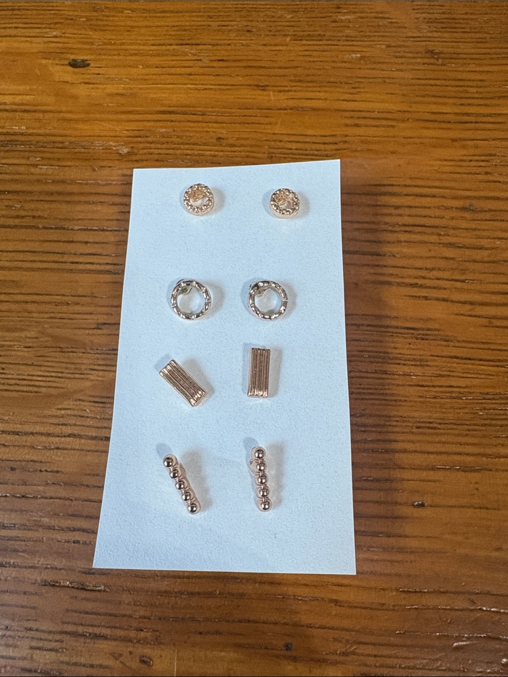 Urban Outfitters Set of 4 Gold Earrings